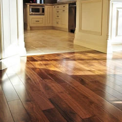 Kitchen floor board photo