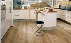 Kitchen floor board photo