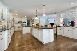 Kitchen floor board photo