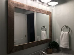 Loft Mirror In The Bathroom Photo