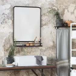 Loft Mirror In The Bathroom Photo