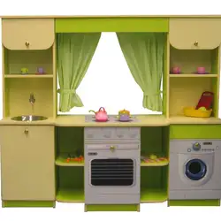 Children's corner in the kitchen photo