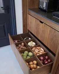 Драўляная Скрыня На Кухні Фота