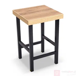 Mətbəx fotoşəkili üçün loft tabureləri