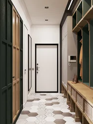 Window in a narrow hallway photo