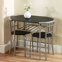 Semicircular table for the kitchen photo
