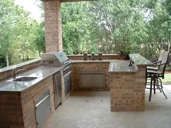 Floors in summer kitchen photo