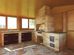 Floors in summer kitchen photo