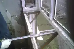 Лоджия фотосына терезелерді орнату