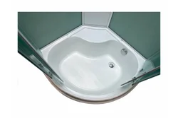 Corner tray in the bathroom photo