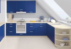 Blue corner kitchens photo