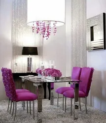 Pink kitchen chairs photo
