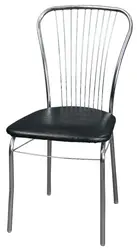Chrome chair for kitchen photo