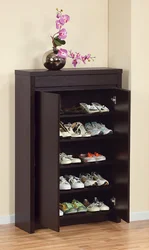Shoe Racks In The Hallway Mirror Photos