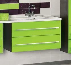 Hammom fotosurati uchun yashil lavabo