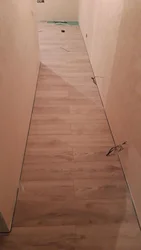 Ламинат в узкой прихожей фото