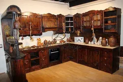 Kitchen wood handmade photo