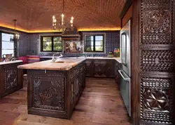 Kitchen wood handmade photo