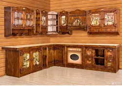 Kitchen wood handmade photo