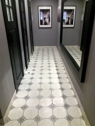 Ceramic tiles for hallway photo
