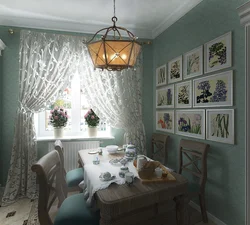 Provence chandelier in the living room photo