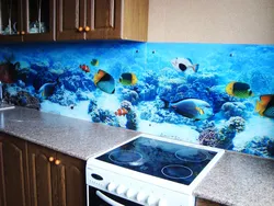 Apron for kitchen photo sea