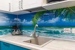 Apron for kitchen photo sea