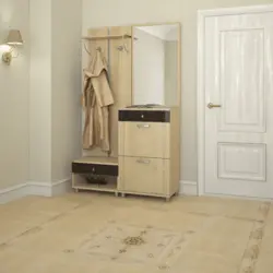 Бэжавая плітка ў пярэднім пакоі