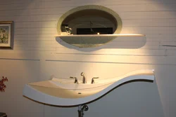 Акрылавая ванна з ракавінай фота