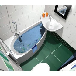 Lavabo fotoşəkili olan akril küvet