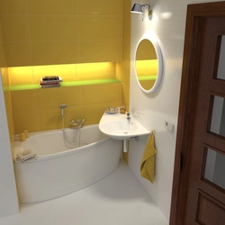 Lavabo fotosurati bilan akril vanna