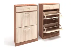Photo of hanging shoe racks for hallway