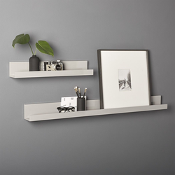 White shelf in the bedroom photo