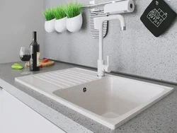 Mərmər Mətbəx Lavabo Şəkli