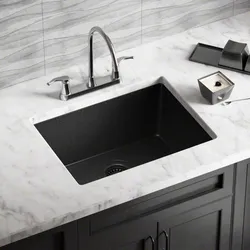 Marble kitchen sink photo