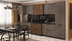 Ошхонаҳои торик аз акси MDF сохта шудаанд