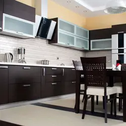 Dark kitchens made of mdf photo