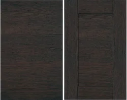 Dark kitchens made of mdf photo