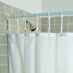 Your photos on the bathroom curtain