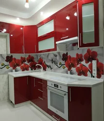 Kitchen sets with flowers photo
