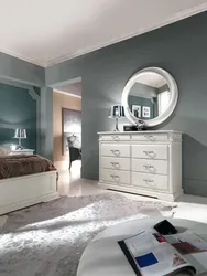 Mirror with drawers for the bedroom photo