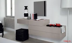 Mirror with drawers for the bedroom photo