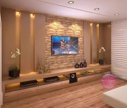 How to design a photo area in the living room
