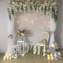 How to design a photo area in the living room