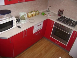 Кухни фото с газовой в углу