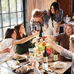 Photo at the kitchen table at home