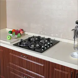 Built-in gas panel for kitchen photo