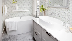 Photos of bathtubs with no space