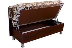 Sofa with drawer in the kitchen photo