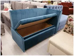 Sofa with drawer in the kitchen photo